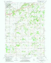 Hudsonville East 1980 topographic map thumbnail