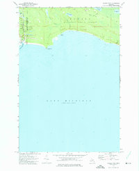 Hughes Point 1972 topographic map thumbnail