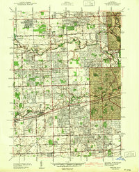 Inkster 1942 topographic map thumbnail