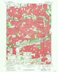 Inkster 1968 topographic map thumbnail