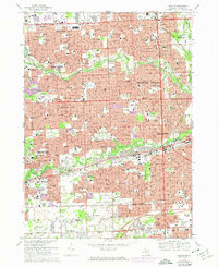 Inkster 1968 topographic map thumbnail