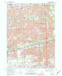 Inkster 1968 topographic map thumbnail