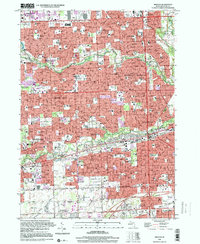 Inkster 1996 topographic map thumbnail