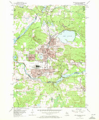 Iron Mountain 1955 topographic map thumbnail