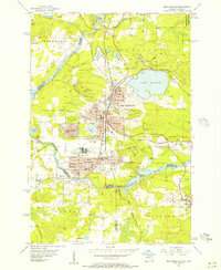 Iron Mountain 1955 topographic map thumbnail