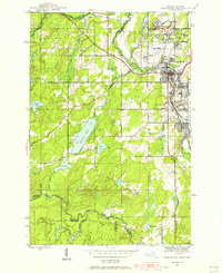 Iron River 1944 topographic map thumbnail