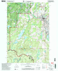 Iron River 1999 topographic map thumbnail