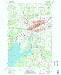 Ironwood 1955 topographic map thumbnail