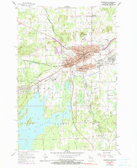 Ironwood 1955 topographic map thumbnail