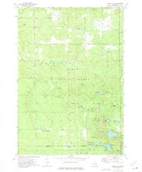 Island Lake 1972 topographic map thumbnail
