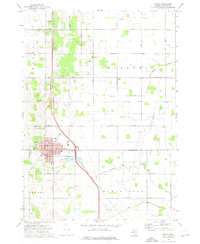 Ithaca 1973 topographic map thumbnail