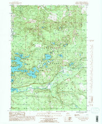 Jacks Landing 1985 topographic map thumbnail