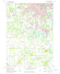 Jackson South 1971 topographic map thumbnail