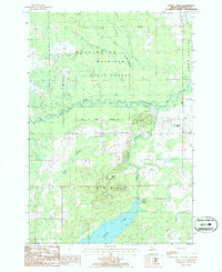 Jewett Creek 1986 topographic map thumbnail
