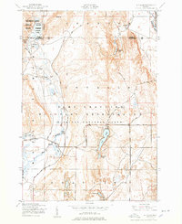 K P Lake 1951 topographic map thumbnail