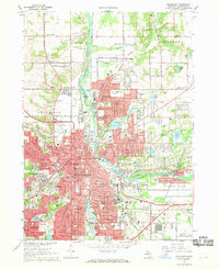 Kalamazoo 1967 topographic map thumbnail