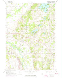 Kalamazoo NE 1967 topographic map thumbnail