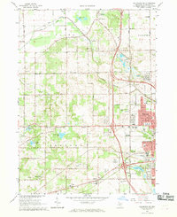 Kalamazoo SW 1967 topographic map thumbnail