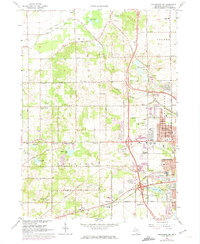 Kalamazoo SW 1967 topographic map thumbnail