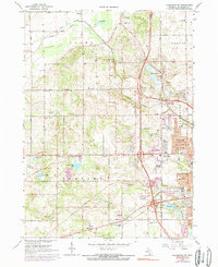 Kalamazoo SW 1967 topographic map thumbnail