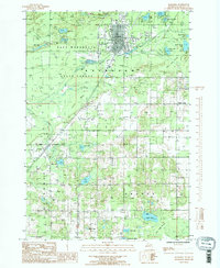 Kalkaska 1985 topographic map thumbnail