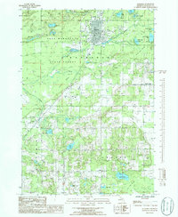 Kalkaska 1985 topographic map thumbnail