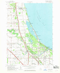 Kawkawlin 1967 topographic map preview