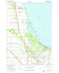 Kawkawlin 1967 topographic map thumbnail