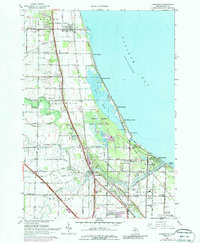 Kawkawlin 1967 topographic map preview