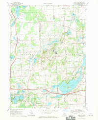 Kent Lake 1968 topographic map thumbnail