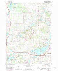 Kent Lake 1968 topographic map thumbnail
