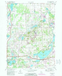 Kent Lake 1968 topographic map thumbnail