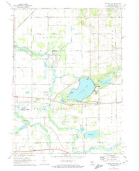Klinger Lake 1972 topographic map thumbnail
