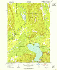 Lake Margrethe 1950 topographic map thumbnail