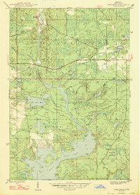 Lake Mary 1947 topographic map thumbnail