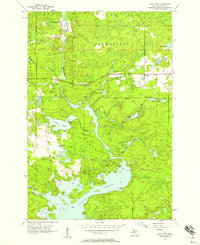 Lake Mary 1956 topographic map thumbnail
