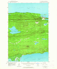 Lake Medora 1948 topographic map thumbnail
