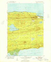 Lake Medora 1949 topographic map thumbnail