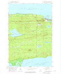 Lake Medora 1948 topographic map thumbnail
