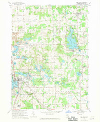 Lake Orion 1968 topographic map thumbnail