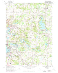 Lake Orion 1968 topographic map thumbnail
