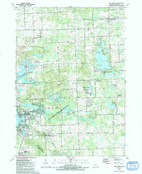 Lake Orion 1991 topographic map thumbnail