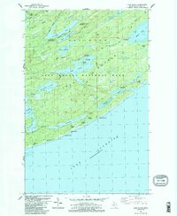 Lake Richie 1985 topographic map thumbnail