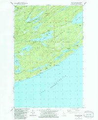 Lake Richie 1985 topographic map thumbnail