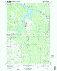 Lake Winyah 1971 topographic map thumbnail
