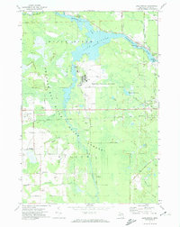 Lake Winyah 1971 topographic map thumbnail