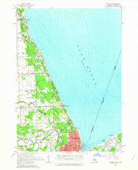Lakeport 1961 topographic map thumbnail