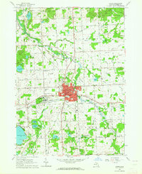 Lapeer 1963 topographic map thumbnail