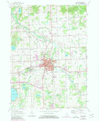 Lapeer 1963 topographic map thumbnail