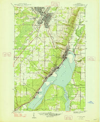 Laurium 1948 topographic map preview